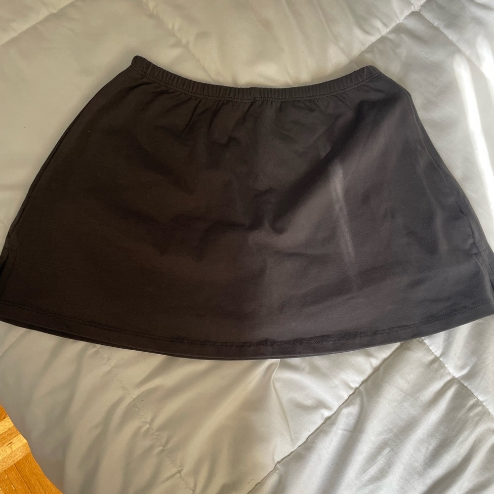 Motel Rocks mini skirt in charcoal Size SMALL